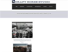 Tablet Screenshot of drafthorsestudio.com